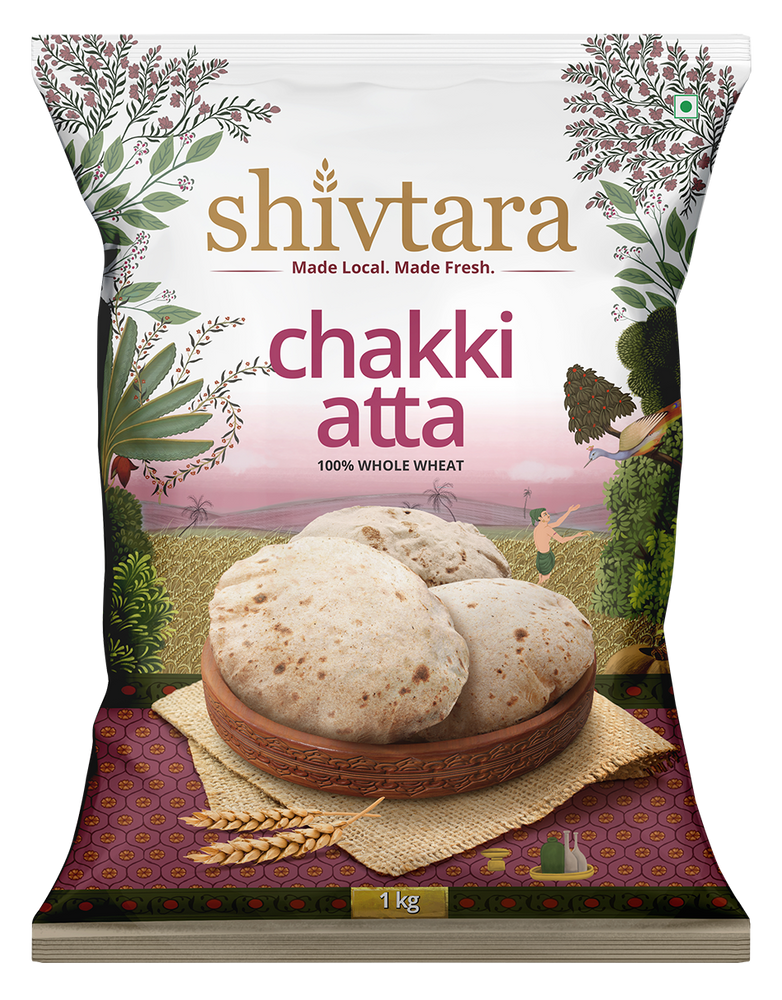 Wheat flour, Chapati, locally milled, good food, Indian bread, organic