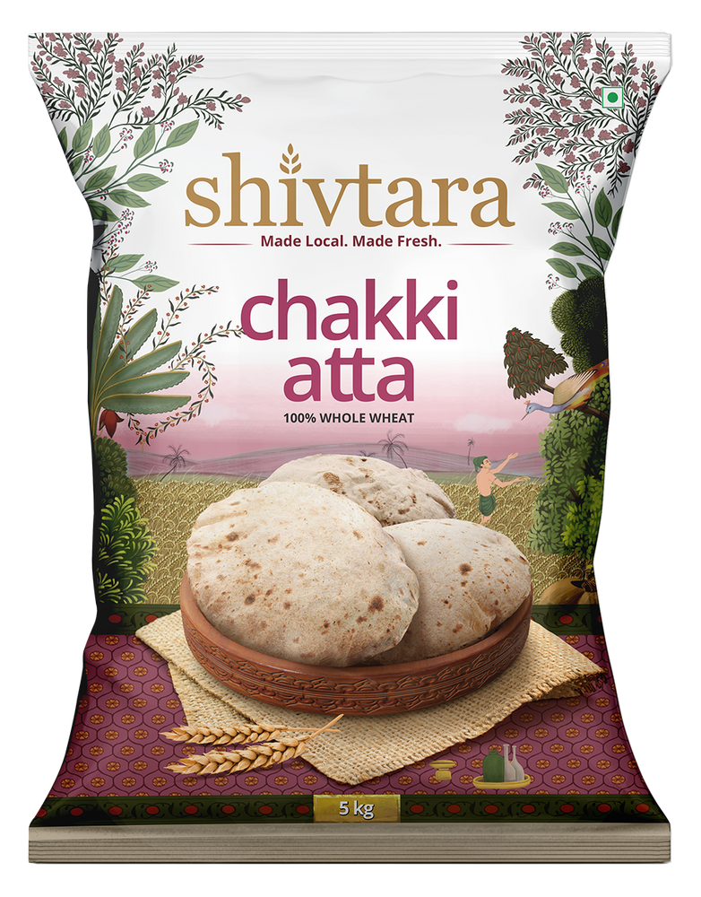 Wheat flour, Chapati, locally milled, good food, Indian bread, organic